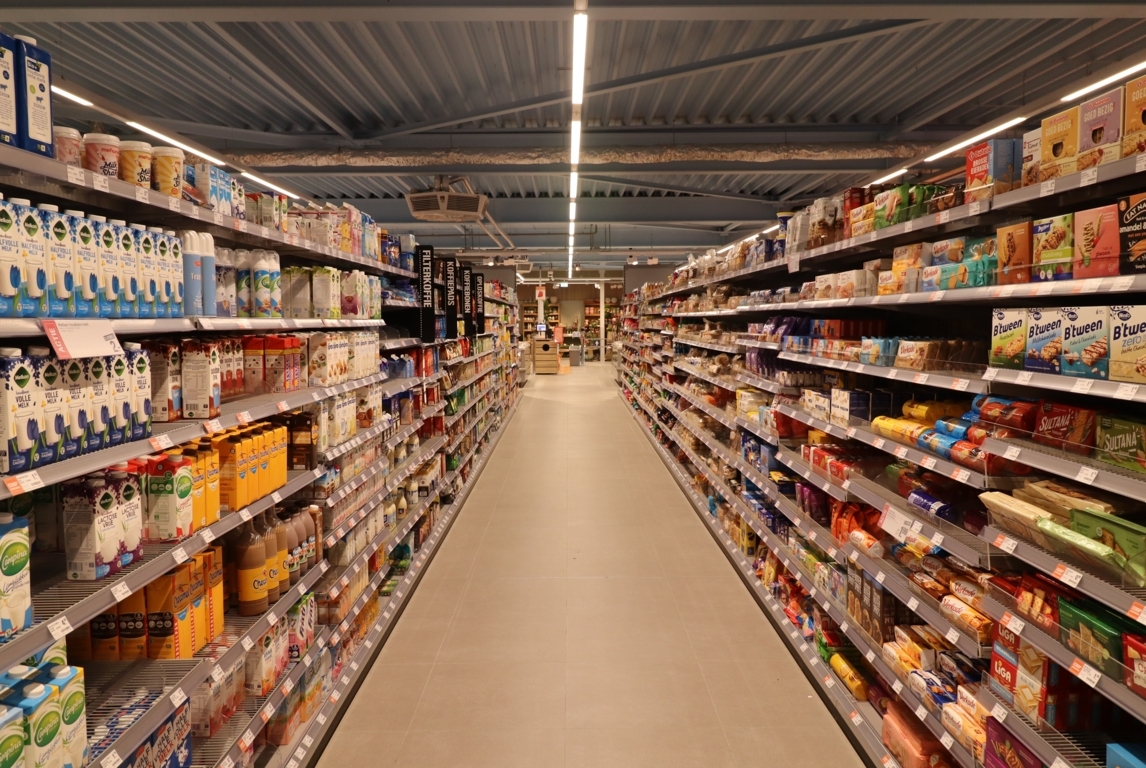 led-verlichting supermarkt